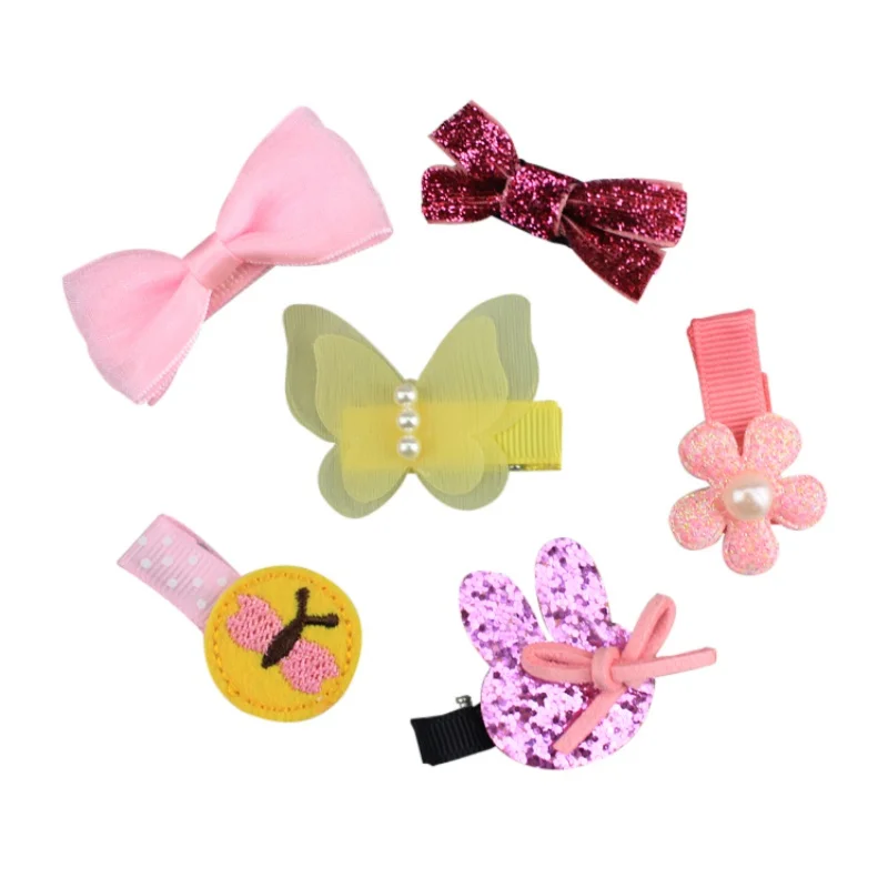 New-arrival 6Pcs Toddler Girls Hair Clips Lovely Bow Design Hair Pin Children Headwear Princess Barrettes Hair Accessories W1
New-arrival 6Pcs Toddler Girls Hair Clips Lovely Bow Design Hair Pin Children Headwear Princess Barrettes Hair Accessories W1