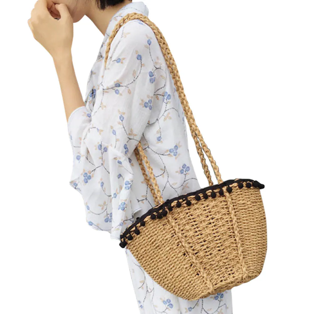 Women Lady Girl Straw Shoulder Bag Woven Drawstring Vintage For Travel Beach Holiday WF 668
Women Lady Girl Straw Shoulder Bag Woven Drawstring Vintage For Travel Beach Holiday WF 668