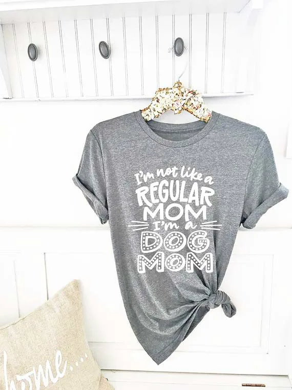 I'm not like a Regular Mom I'm a Dog Mom T-Shirt Boyfriend Stylish Unisex Tee Graphic Slogan Dog Lover Shirt 90S goth art Tops
I'm not like a Regular Mom I'm a Dog Mom T-Shirt Boyfriend Stylish Unisex Tee Graphic Slogan Dog Lover Shirt 90S goth art Tops