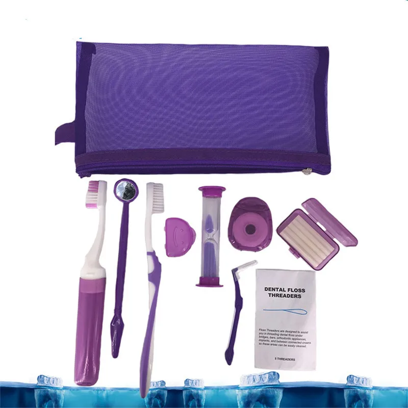 8pcs/Set Oral Clean Tools Orthodontic Oral Care Kit Teeth Whitening Suit Tooth Brush Interdental Brush Dental Floss Mouth Mirror
8pcs/Set Oral Clean Tools Orthodontic Oral Care Kit Teeth Whitening Suit Tooth Brush Interdental Brush Dental Floss Mouth Mirror