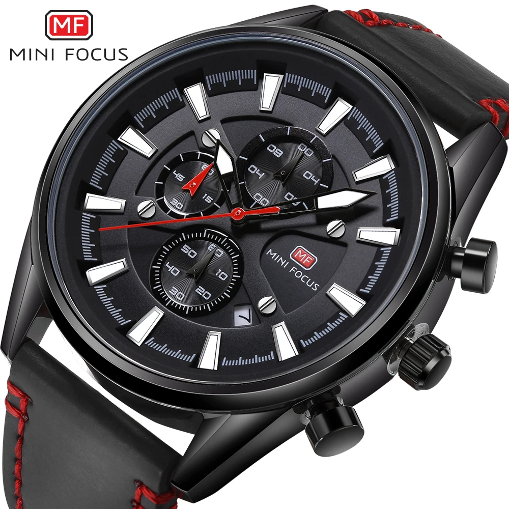 2017 NEW Fashion Casual MINIFOCUS Brand Waterproof Quartz Watch Men Military Leather Sports Watches Man Clock Relogio Masculino
2017 NEW Fashion Casual MINIFOCUS Brand Waterproof Quartz Watch Men Military Leather Sports Watches Man Clock Relogio Masculino