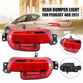 Car Rear Bumper Fog Light Plastic Shell PC Lens Driving Lamp Red Color Fit Left Right Side For Peugeot 408 2011
Car Rear Bumper Fog Light Plastic Shell PC Lens Driving Lamp Red Color Fit Left Right Side For Peugeot 408 2011