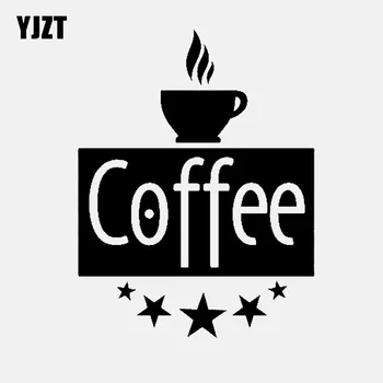 YJZT 10.7CM*14.1CM Simple Stars And Coffee Vinyl Decal Car Sticker Black/Silver C3-0616
YJZT 10.7CM*14.1CM Simple Stars And Coffee Vinyl Decal Car Sticker Black/Silver C3-0616