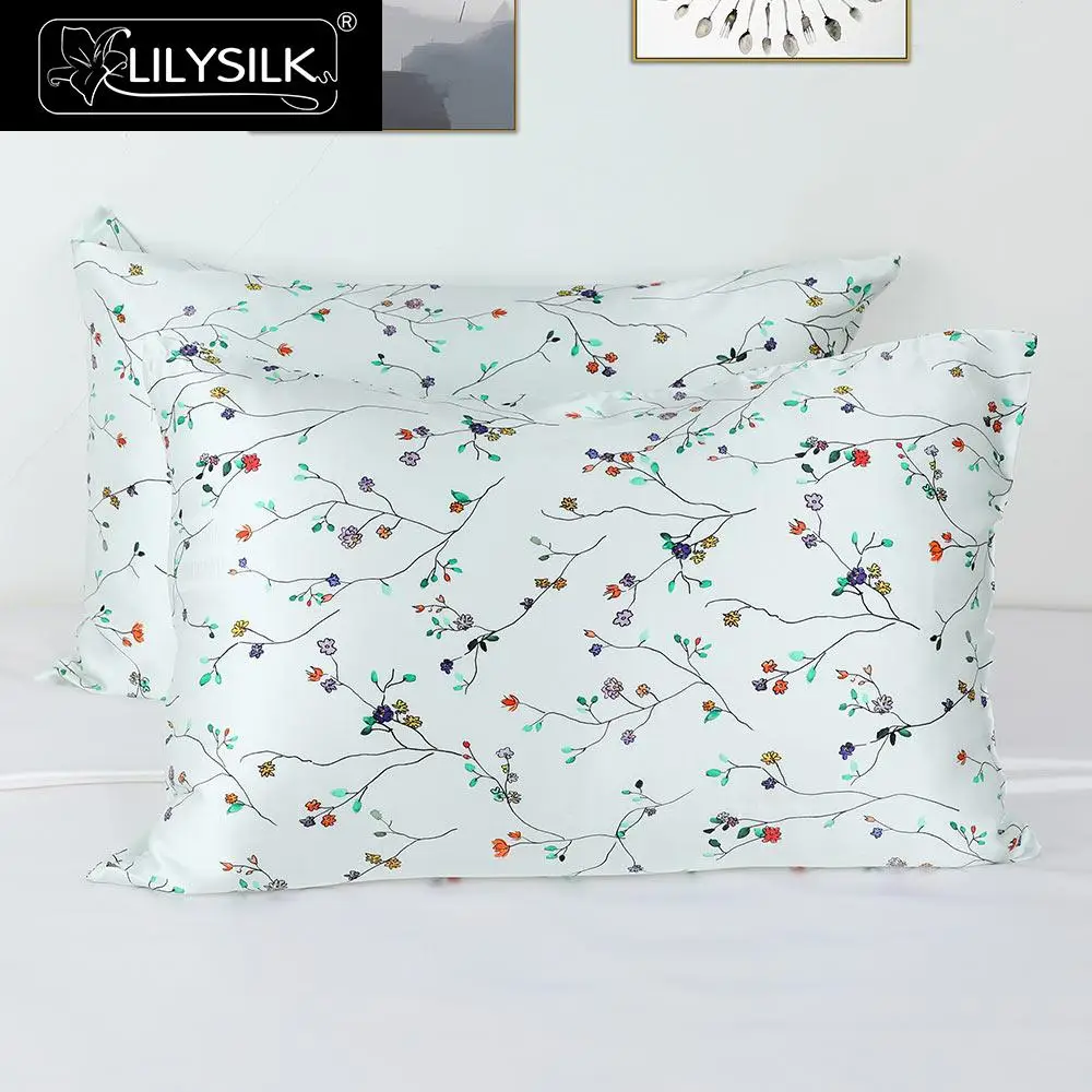 LilySilk Pillowcase 19 Momme Pure 100 Silk Natural for Hair Fresh Spring Print Zipper Terse Mulberry Luxury Beauty Free Shipping
LilySilk Pillowcase 19 Momme Pure 100 Silk Natural for Hair Fresh Spring Print Zipper Terse Mulberry Luxury Beauty Free Shipping