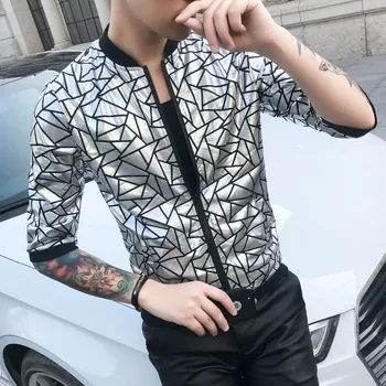 2018 summer silver net red spirit jacket men's jacket Korean handsome sun clothes clothing tide nightclub stage host jacket
2018 summer silver net red spirit jacket men's jacket Korean handsome sun clothes clothing tide nightclub stage host jacket