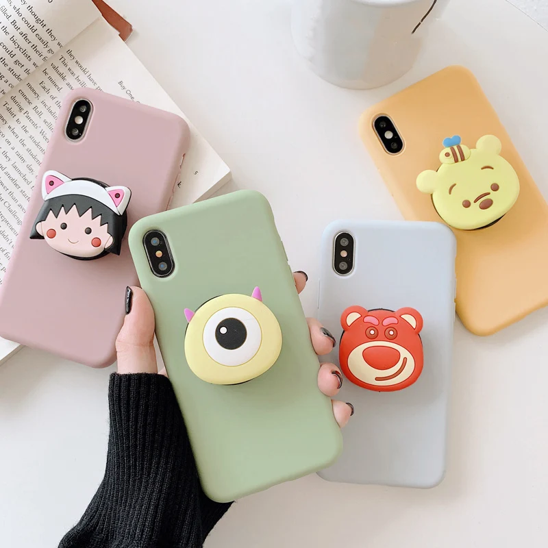 Cartoon animals Grip bracket case for iphone X XS Max XR 7 7Plus 6 6s 8 8plus Expanding folding Stand holder design soft cover
Cartoon animals Grip bracket case for iphone X XS Max XR 7 7Plus 6 6s 8 8plus Expanding folding Stand holder design soft cover