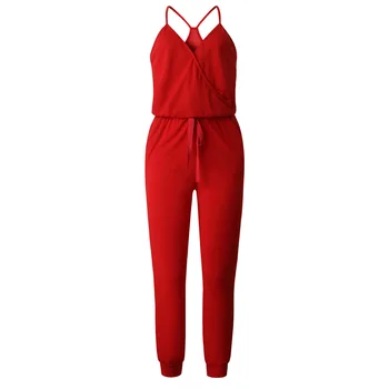Wontive Red V Neck Sexy Bodysuits Women with Belt Body Femme Rompers Solid Color Playsuit Overalls Spring Summer Jumpsuit
Wontive Red V Neck Sexy Bodysuits Women with Belt Body Femme Rompers Solid Color Playsuit Overalls Spring Summer Jumpsuit