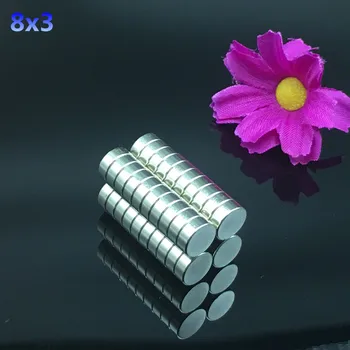 200pcs Neodymium magnet 8x3 mm Rare Earth small Strong Round permanent 8*3mm fridge Electromagnet NdFeB nickle magnetic DISC
200pcs Neodymium magnet 8x3 mm Rare Earth small Strong Round permanent 8*3mm fridge Electromagnet NdFeB nickle magnetic DISC