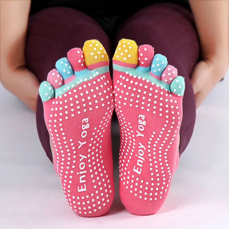 Enjoy Yoga Socks Five Toe Separator Socks Foot Alignment Pain Relief Women Yoga Toes Socks Non Slip Fitness Dots Warm S003
Enjoy Yoga Socks Five Toe Separator Socks Foot Alignment Pain Relief Women Yoga Toes Socks Non Slip Fitness Dots Warm S003