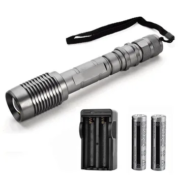 Slim LED Flashlight set T6 5-mode White Light 1000lm Zoomable Flashlight Torch LED Lamp Torchlight w/ 18650 Battery + Charger
Slim LED Flashlight set T6 5-mode White Light 1000lm Zoomable Flashlight Torch LED Lamp Torchlight w/ 18650 Battery + Charger