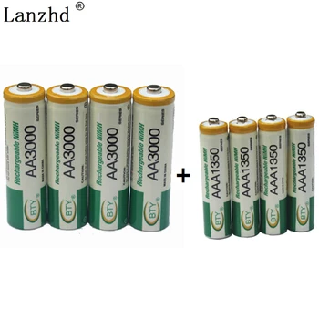 Bettery AA AAA 1.2V Rechargeable Battery 4PCS AA Batteries + 4PCS AAA Rechargeable NI-MH Batteries for toy and Remote control
Bettery AA AAA 1.2V Rechargeable Battery 4PCS AA Batteries + 4PCS AAA Rechargeable NI-MH Batteries for toy and Remote control