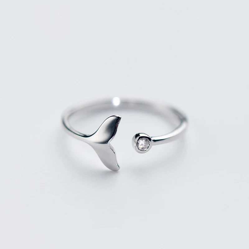 Mermaid Tail Opening Ring 925 Sterling Silver Rings for Women With Zirconia Wedding Fashion Jewelry Female Girls Party Gift
Mermaid Tail Opening Ring 925 Sterling Silver Rings for Women With Zirconia Wedding Fashion Jewelry Female Girls Party Gift