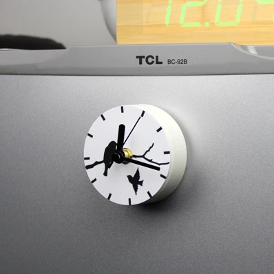 Silent Round Magentic Wall Clocks Refrigerator Watch Reloj de Pared Wall Clocks White Color Bird Design
Silent Round Magentic Wall Clocks Refrigerator Watch Reloj de Pared Wall Clocks White Color Bird Design