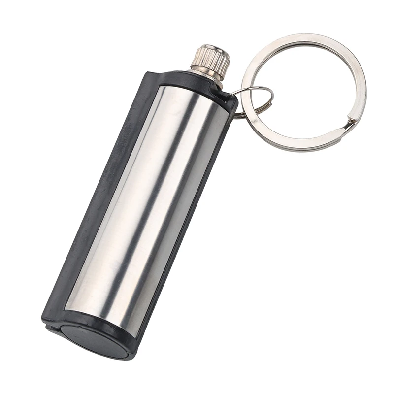 Stainless Steel Key Ring Fashion Permanent Striker Lighter Match Silver Metal Key Chain can use it in car keys home keys tour
Stainless Steel Key Ring Fashion Permanent Striker Lighter Match Silver Metal Key Chain can use it in car keys home keys tour