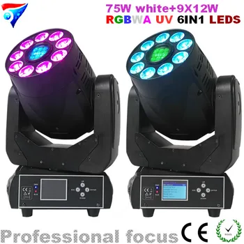 Free Shipping 2pcs/Lot Best Effect 75w Spot + 9x12w RGBWA UV 6in1 Led Wash Moving Head Light DMX512 Professional Stage Dj Light
Free Shipping 2pcs/Lot Best Effect 75w Spot + 9x12w RGBWA UV 6in1 Led Wash Moving Head Light DMX512 Professional Stage Dj Light