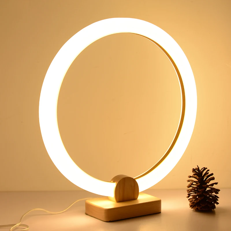 Nordic Bedside Wooden Night Light with Plug AC 110V 220V LED Round Table Lamp for Bedside Study Reading Desktop Atmosphere Lamps
Nordic Bedside Wooden Night Light with Plug AC 110V 220V LED Round Table Lamp for Bedside Study Reading Desktop Atmosphere Lamps