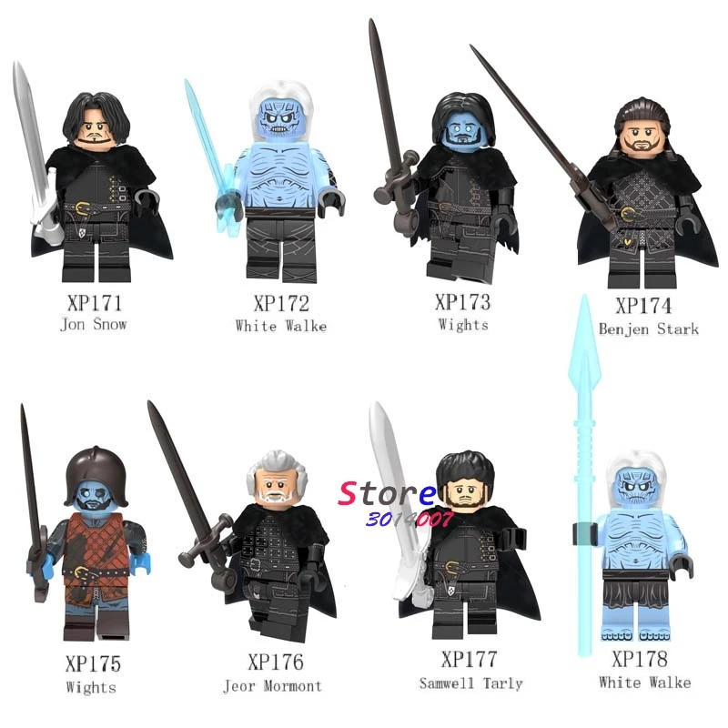 50pcs Game of Thrones Ice and FireJon Snow Stark White Walke Jeor Mormont Samwell Medieval Knight Kid toys for children
50pcs Game of Thrones Ice and FireJon Snow Stark White Walke Jeor Mormont Samwell Medieval Knight Kid toys for children