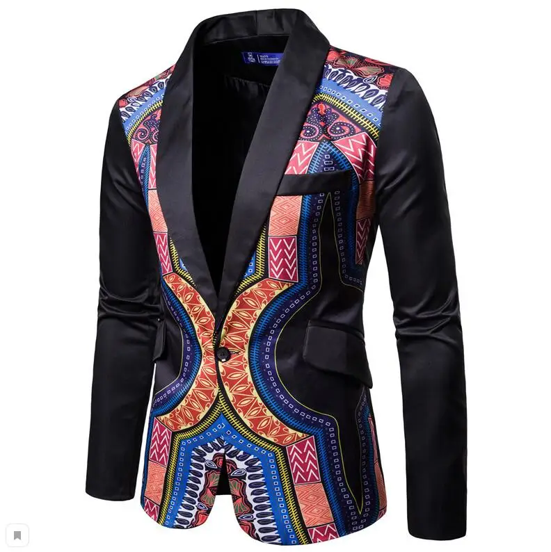 2019 National style Men Suit Jacket Blazer new Fashion Printed Party Dress Shawl Collar Wedding Party Slim Fit Men Blazers
2019 National style Men Suit Jacket Blazer new Fashion Printed Party Dress Shawl Collar Wedding Party Slim Fit Men Blazers