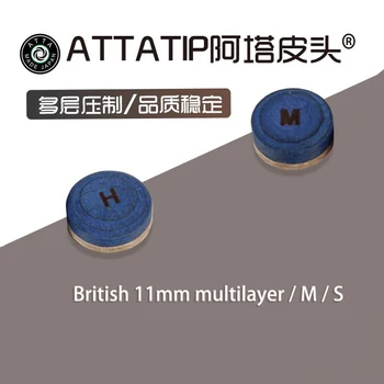 One Piece 2019 New ATTA Cue Tip Pool Cue 11mm Tip M/H Multi-layer Standard Billiard Accessories
One Piece 2019 New ATTA Cue Tip Pool Cue 11mm Tip M/H Multi-layer Standard Billiard Accessories