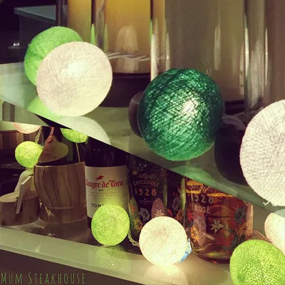 Green Cotton Ball Battery Powered AC110v AC220v LED Strip Romantic Creative Fairy String Light Party Patio Christmas Tree Decor
Green Cotton Ball Battery Powered AC110v AC220v LED Strip Romantic Creative Fairy String Light Party Patio Christmas Tree Decor