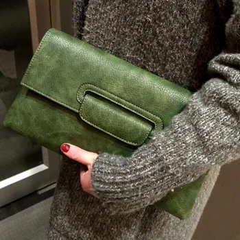 Fashion Female Clutch Bag PU Leather Solid Color Envelope Bags Big Purse Handbag Women Shoulder Bag Messenger Crossbody Pack
Fashion Female Clutch Bag PU Leather Solid Color Envelope Bags Big Purse Handbag Women Shoulder Bag Messenger Crossbody Pack