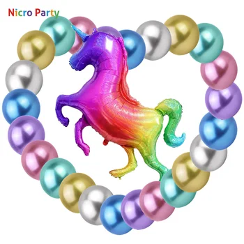 Nicro 25/37 pcs/set Unicorn Foil Balloons Paper Flowers Kids Birthday Party Decoration Kits DIY New Decor Party Home #Set109
Nicro 25/37 pcs/set Unicorn Foil Balloons Paper Flowers Kids Birthday Party Decoration Kits DIY New Decor Party Home #Set109
