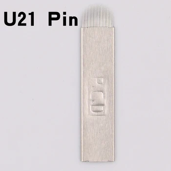50pcs U Shape PCD 21 Pins Blades Permanent Makeup Blades Tattoo Microblading Embroidery Manual Pen Needles
50pcs U Shape PCD 21 Pins Blades Permanent Makeup Blades Tattoo Microblading Embroidery Manual Pen Needles