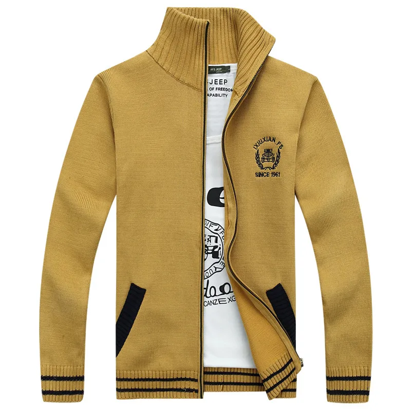 New Spring Autumn Men Sweater Fashion Brand Clothing Casual Embroidery Cardigan Slim Zipper Knitting Mens Sweaters Coat M-3XL
New Spring Autumn Men Sweater Fashion Brand Clothing Casual Embroidery Cardigan Slim Zipper Knitting Mens Sweaters Coat M-3XL