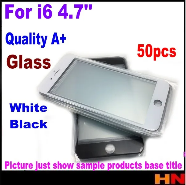 50pcs for oca user Outer Screen Glass For iPhone 6 4.7 inch 4.7'' Digitizer Cover Black and White LCD Glass Len Cover
50pcs for oca user Outer Screen Glass For iPhone 6 4.7 inch 4.7'' Digitizer Cover Black and White LCD Glass Len Cover