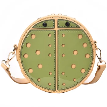 Circular Design Fashion Women Bag Leather Women's Crossbody Messenger Bags Ladies Purse Beetle Female Round Bolsa Handbag black
Circular Design Fashion Women Bag Leather Women's Crossbody Messenger Bags Ladies Purse Beetle Female Round Bolsa Handbag black