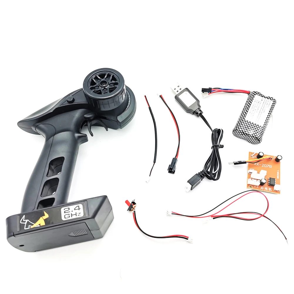2.4G Modified Remote Control Universal Transmitter Set RC Car Parts Stable Kids Gear Box Clamber Receiver Gift Accessories
2.4G Modified Remote Control Universal Transmitter Set RC Car Parts Stable Kids Gear Box Clamber Receiver Gift Accessories