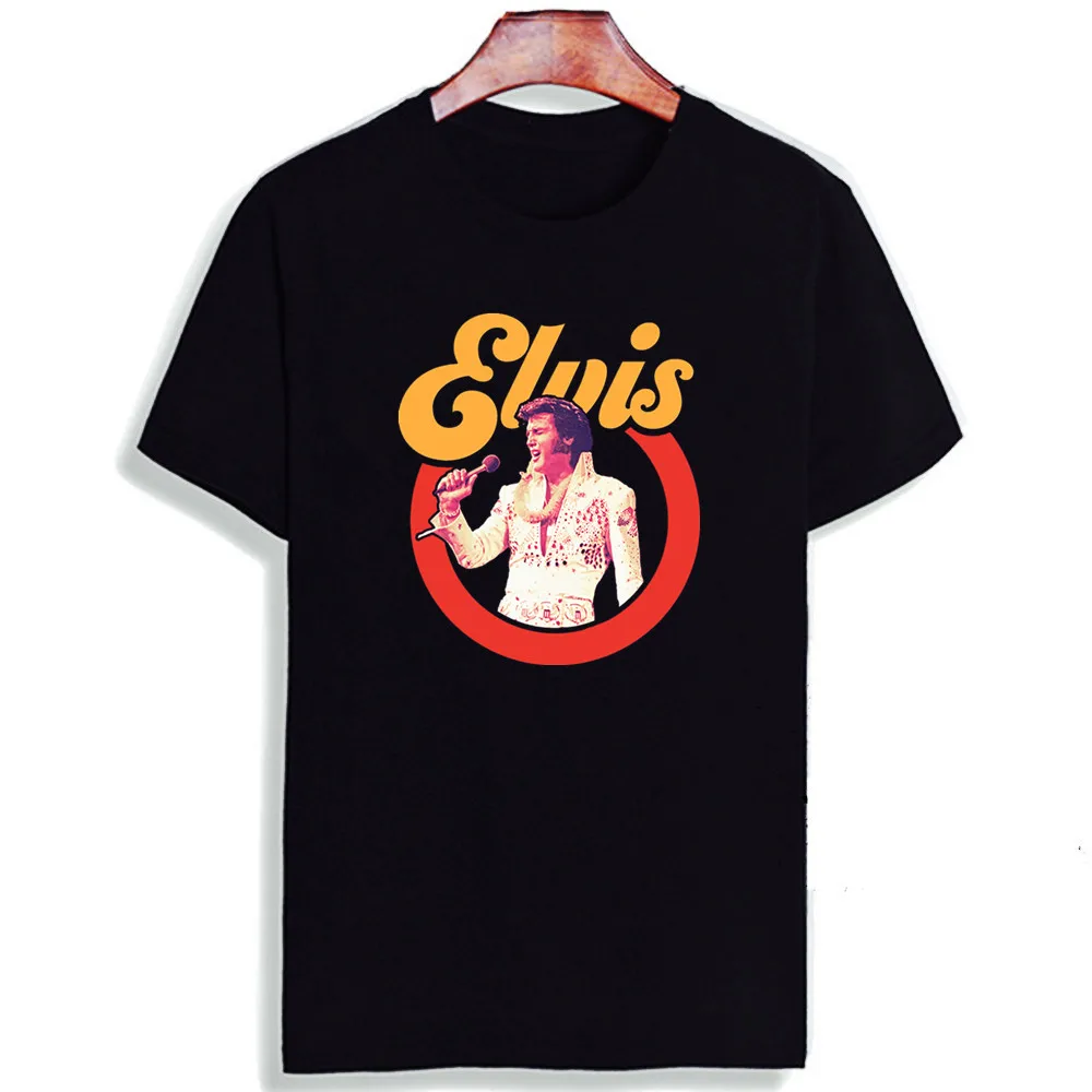 Skipoem Funny Tshirt Retro Elvis Presley Design Art Cotton O Neck T Shirt Plus Size Short Sleeve Brand Female T-Shirt Femme
Skipoem Funny Tshirt Retro Elvis Presley Design Art Cotton O Neck T Shirt Plus Size Short Sleeve Brand Female T-Shirt Femme