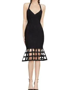 Top Quality Halter Bandage Dress Sexy Celebrity Night Club Fashion Party Black Bodycon Hollow Out Dresses
Top Quality Halter Bandage Dress Sexy Celebrity Night Club Fashion Party Black Bodycon Hollow Out Dresses