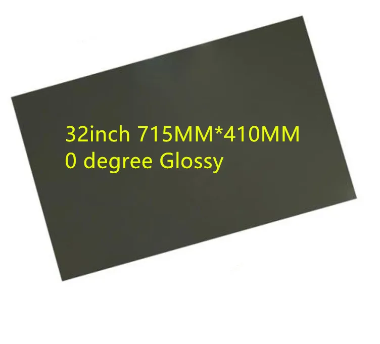 10PCS/Lot New 32inch 0 degree Glossy 715MM*410MM LCD Polarizer Polarizing Film for LCD LED IPS Screen for TV
10PCS/Lot New 32inch 0 degree Glossy 715MM*410MM LCD Polarizer Polarizing Film for LCD LED IPS Screen for TV