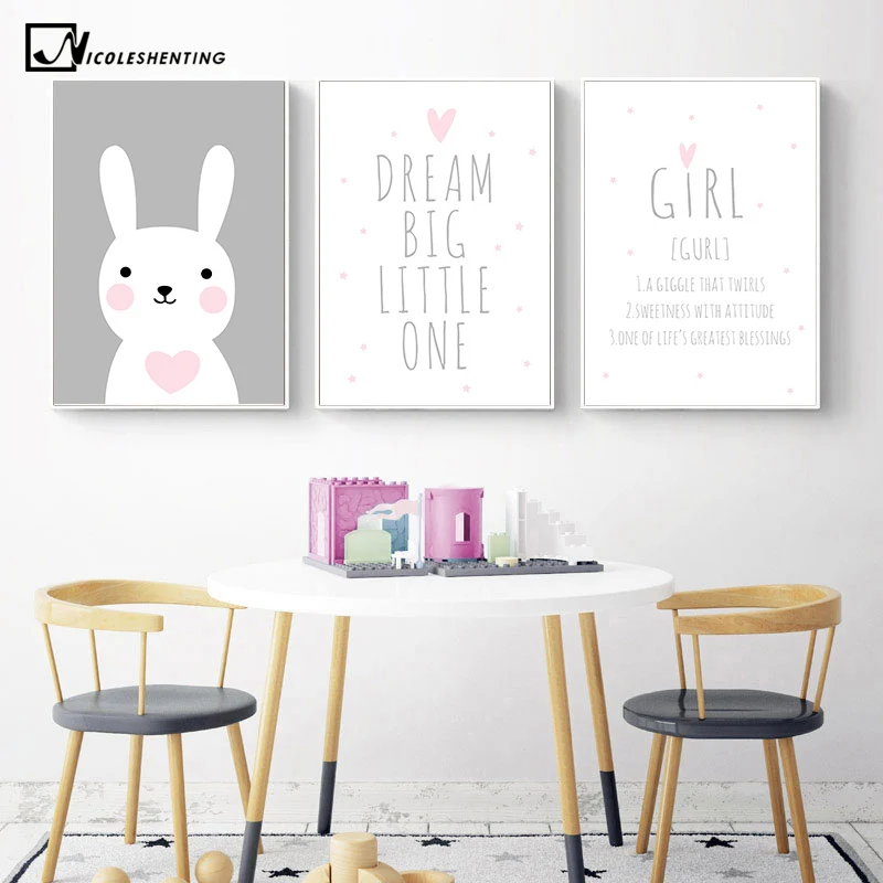 Nursery Quotes Canvas Art Child Poster Pink Decorative Print Wall Painting Decoration Picture Nordic Kid Baby Girl Bedroom Decor
Nursery Quotes Canvas Art Child Poster Pink Decorative Print Wall Painting Decoration Picture Nordic Kid Baby Girl Bedroom Decor