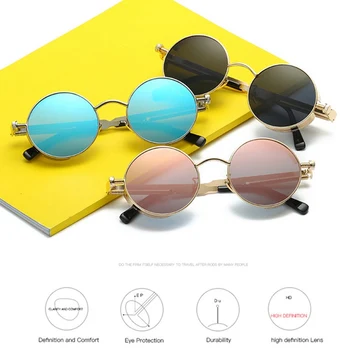 Motorcycle Glasses Retro Sunglasses Vintage Round Moto Goggles Aviator Riding Driving Eyewear
Motorcycle Glasses Retro Sunglasses Vintage Round Moto Goggles Aviator Riding Driving Eyewear