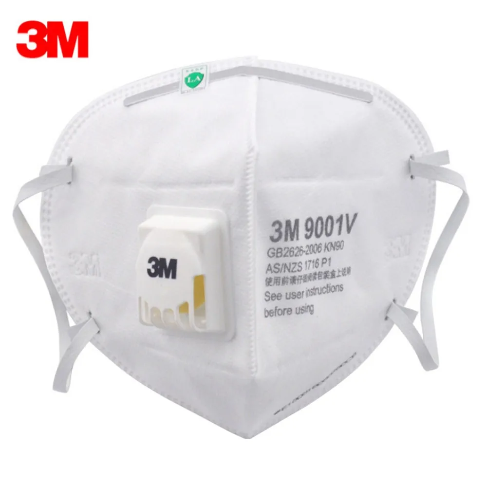 3M-9001V-KN90-Vent-Anti-dust-Masks-Anti-PM2-5-Industrial-Construction-Dust-Pollen-Haze-Gas
