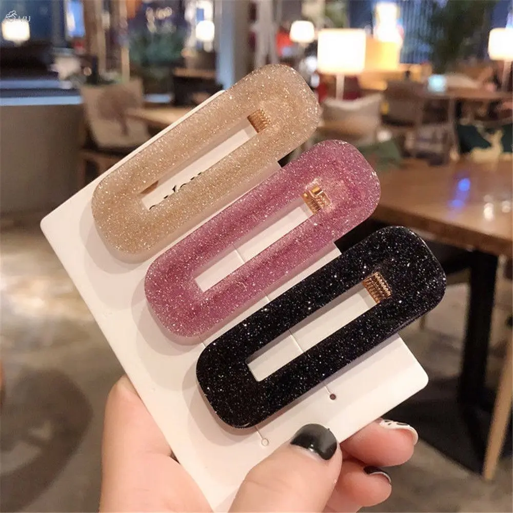 Korea Shiny Acetic Acide Hair Clips for Women Solid Acrylic Geometric Rectangle Waterdrop Hairpins Hair Accessories
Korea Shiny Acetic Acide Hair Clips for Women Solid Acrylic Geometric Rectangle Waterdrop Hairpins Hair Accessories