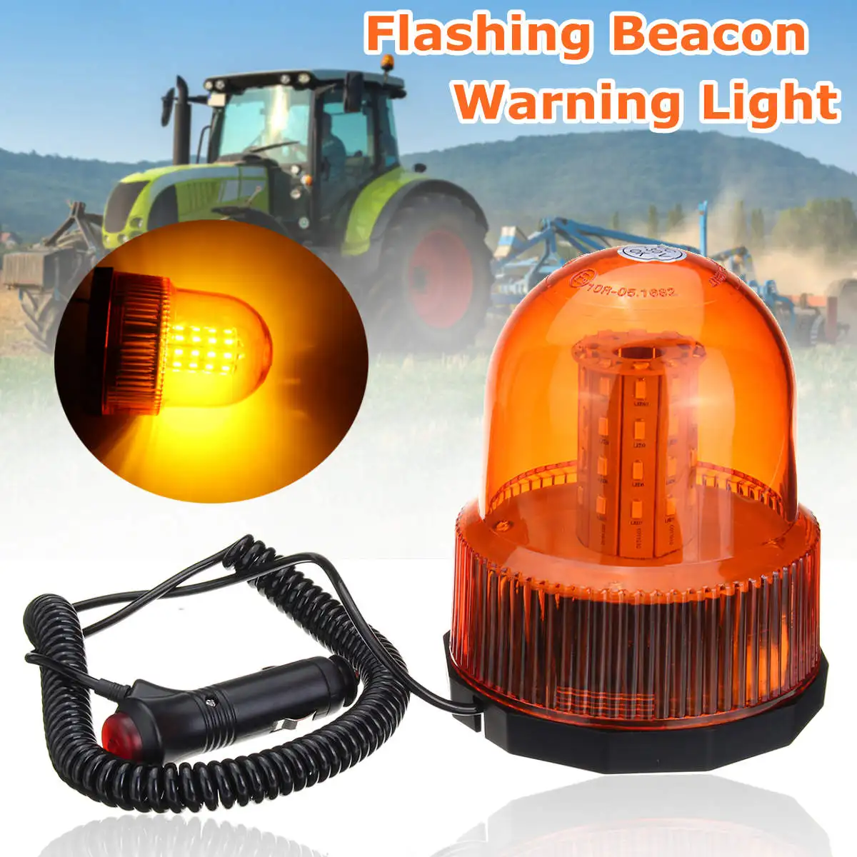 40 LED 12V Magnetic Mounting Flashing Beacon Warning Light Car Van Truck Tractor
40 LED 12V Magnetic Mounting Flashing Beacon Warning Light Car Van Truck Tractor
