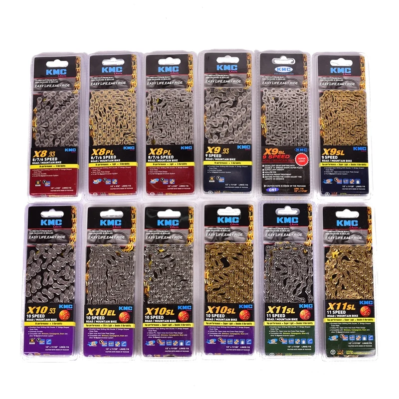 KMC X9 X10 X11 MTB Road Bike Chain 116L 9 10 11 Speed Bicycle Chain X9.93 10.93 X11.93 Magic Button Mountain Bike General Chain
KMC X9 X10 X11 MTB Road Bike Chain 116L 9 10 11 Speed Bicycle Chain X9.93 10.93 X11.93 Magic Button Mountain Bike General Chain