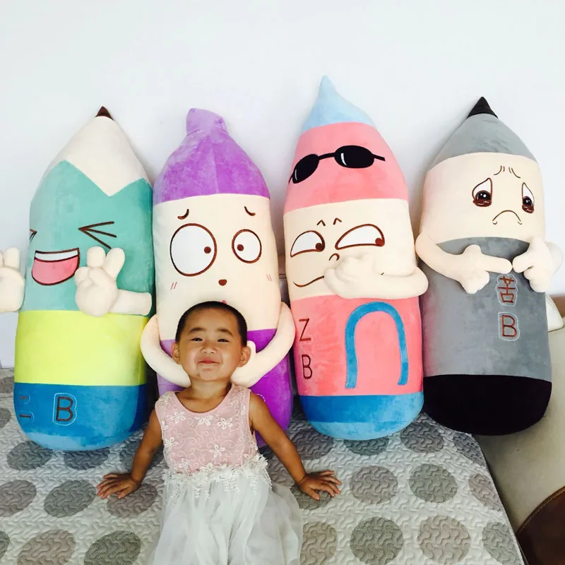 New Creative Personality 2B Pencil Large Pillow Plush Toys Cute Many Expressions Pencil Doll Gifts Toy For Kids Children
New Creative Personality 2B Pencil Large Pillow Plush Toys Cute Many Expressions Pencil Doll Gifts Toy For Kids Children