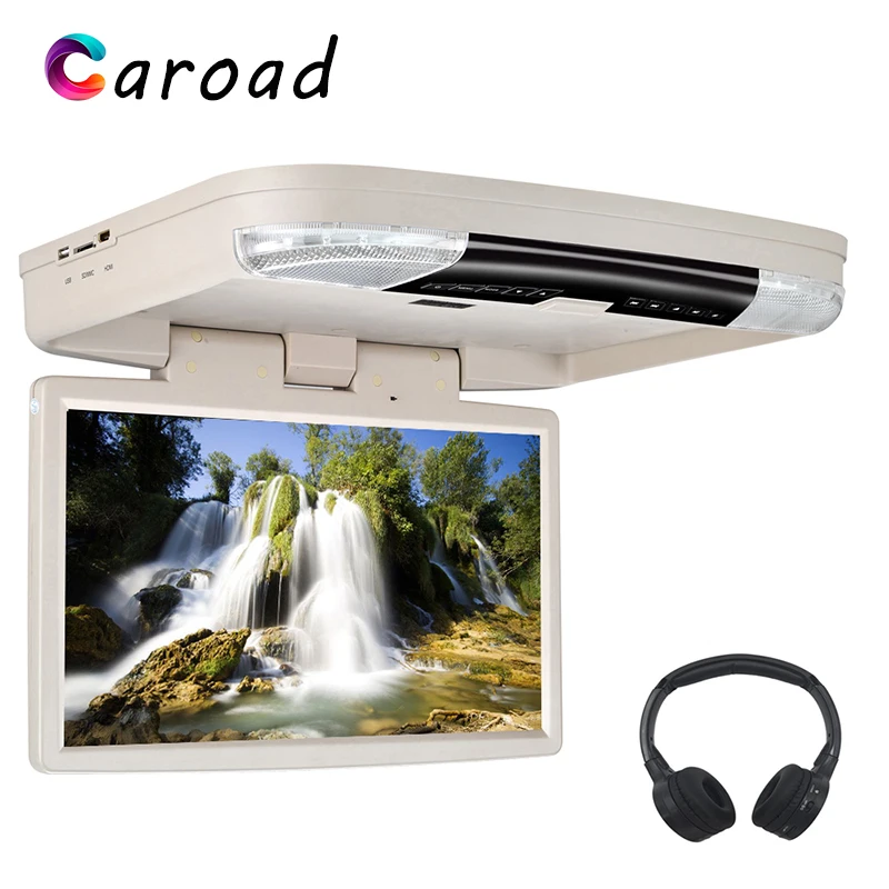 Caroad 15.6 Inch Car Ceiling Monitor 1920x1080 Flip Down Roof Mount Monitor DVD Player HDMI/USB/SD/IR/FM Transmitter/Speaker
Caroad 15.6 Inch Car Ceiling Monitor 1920x1080 Flip Down Roof Mount Monitor DVD Player HDMI/USB/SD/IR/FM Transmitter/Speaker