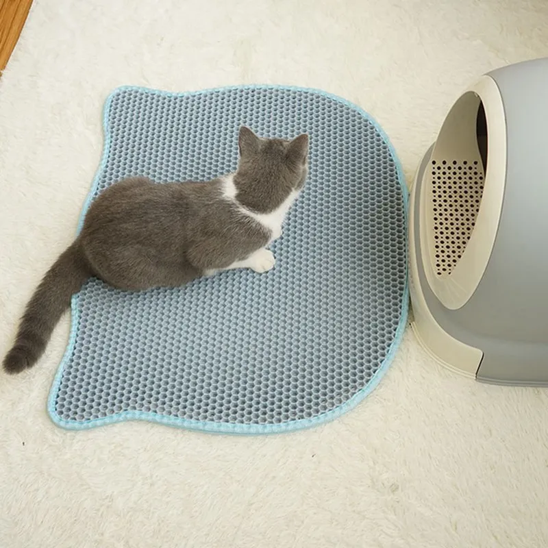 Pet Cat Litter Mat Environmental protection EVA Double Bear Head Cat littr Trapper mat Easy to Clean Scatter Control
Pet Cat Litter Mat Environmental protection EVA Double Bear Head Cat littr Trapper mat Easy to Clean Scatter Control