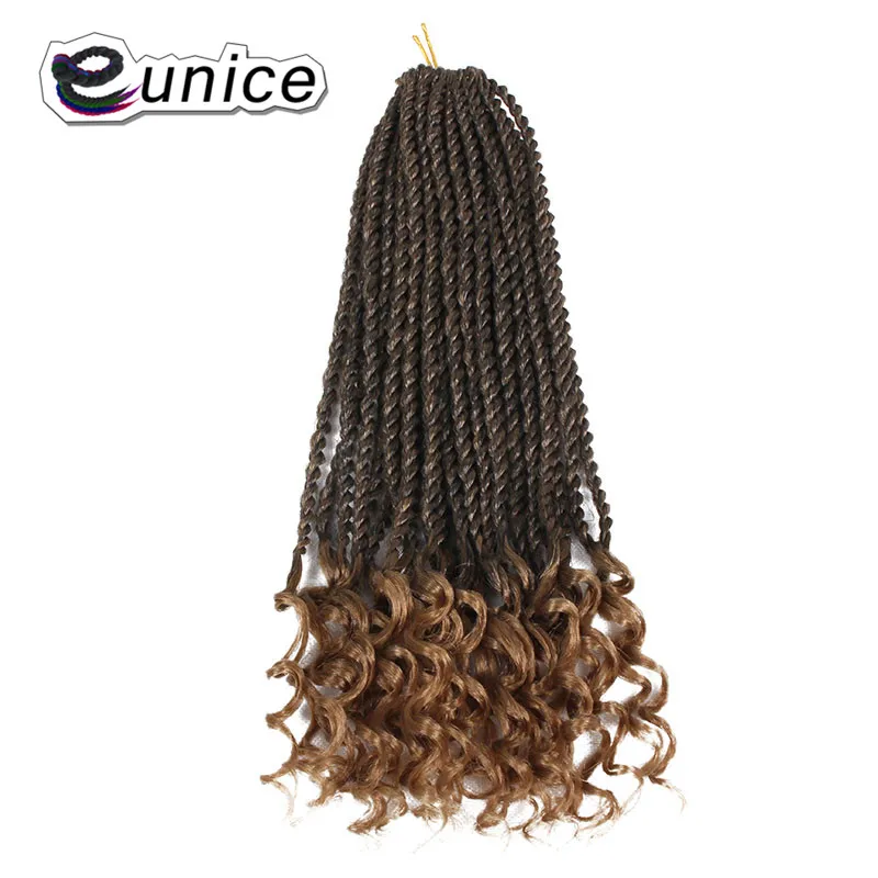 Curly Senegalese Twist Crochet Braiding Synthetic Hair Extension (8)