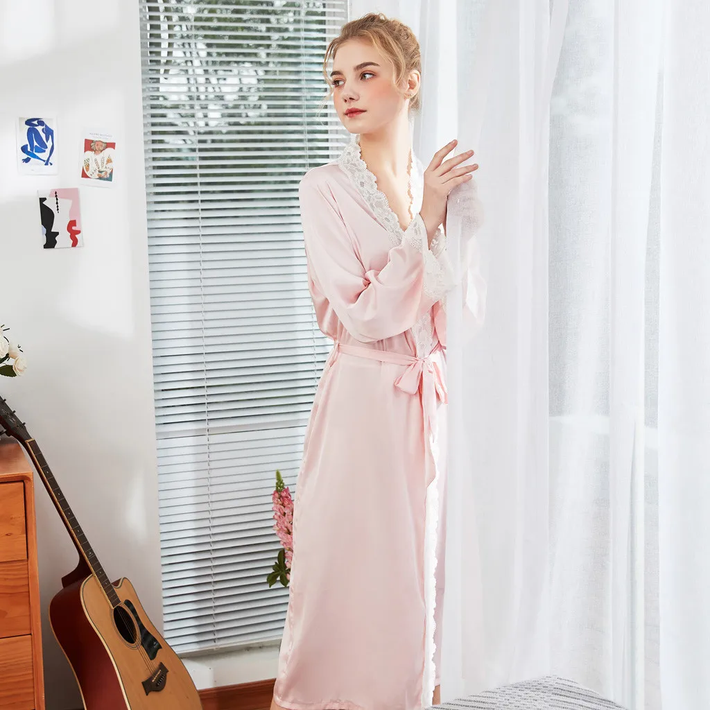 SAGACE Women Summer Lingerie Lace Robe Cloth Babydoll Nightdress Sleepwear Coat Long Sleeve Night Gowns Night Dress Drop MAR27
SAGACE Women Summer Lingerie Lace Robe Cloth Babydoll Nightdress Sleepwear Coat Long Sleeve Night Gowns Night Dress Drop MAR27