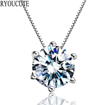 New Arrivals 925 Sterling Silver Six Claws Zircon Necklaces & Pendants For Women Girls Gift Fashion Jewelry
New Arrivals 925 Sterling Silver Six Claws Zircon Necklaces & Pendants For Women Girls Gift Fashion Jewelry