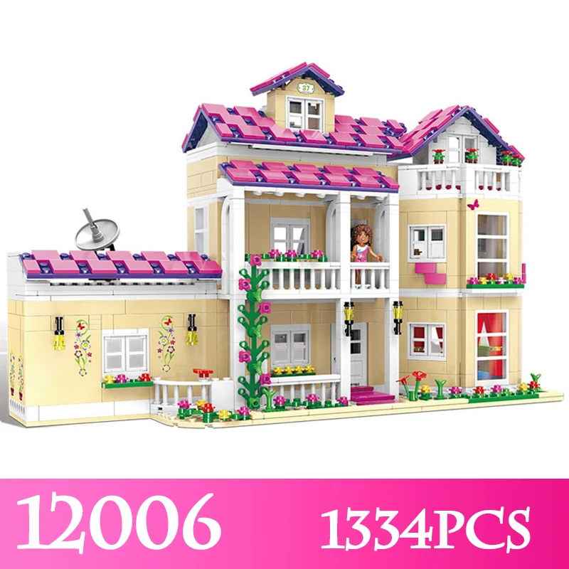 Girl Series 12006 1334Pcs The Happy Dormitory Set Building Blocks Romantic Princess Doll House LegoINGLYs Model Bricks Toys Gift
Girl Series 12006 1334Pcs The Happy Dormitory Set Building Blocks Romantic Princess Doll House LegoINGLYs Model Bricks Toys Gift