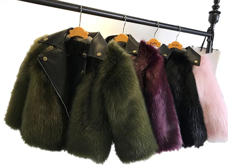 2017 Autumn Winter Girls Faux Fur Pu Leather Patched Coat Jacket Thickened Children Mother Daughter Outfit Motorcycle Jackets
2017 Autumn Winter Girls Faux Fur Pu Leather Patched Coat Jacket Thickened Children Mother Daughter Outfit Motorcycle Jackets