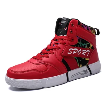 Unisex Red Casual Shoes High Top Men Shoes Female Comfortable Breathable Walking Sneakers Women Tenis Feminino Zapatos
Unisex Red Casual Shoes High Top Men Shoes Female Comfortable Breathable Walking Sneakers Women Tenis Feminino Zapatos