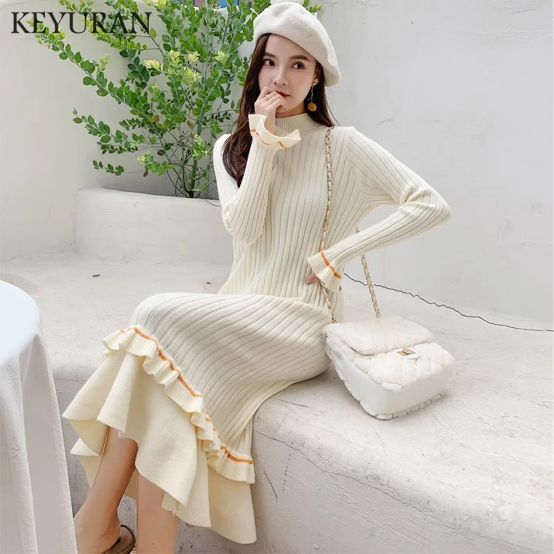 Sweater Dress Autumn Winter 2019 New Arrivals Long Sleeve Bodycon Dresses Ladies Knee Length Knitted Sweater Dress Women
Sweater Dress Autumn Winter 2019 New Arrivals Long Sleeve Bodycon Dresses Ladies Knee Length Knitted Sweater Dress Women